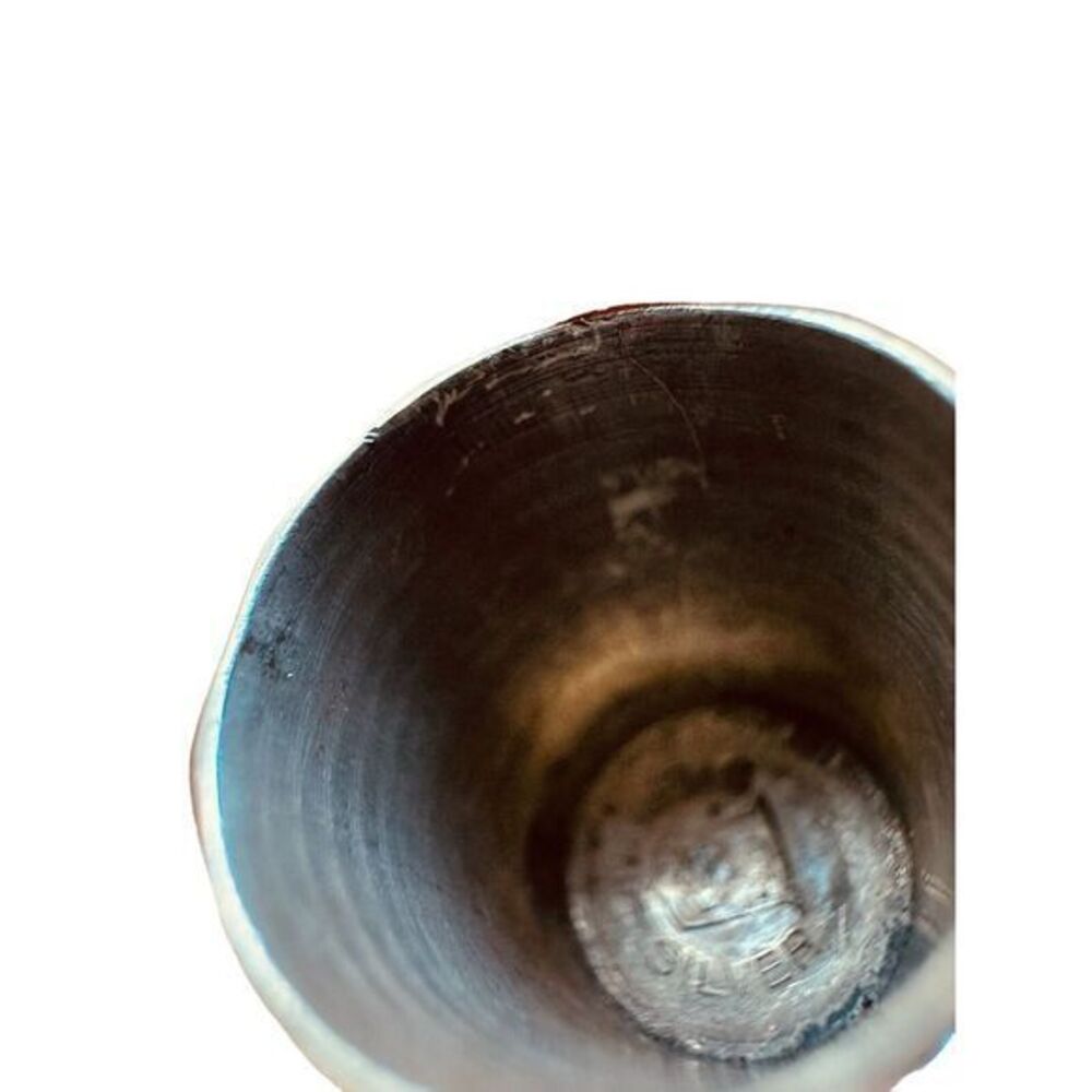 Antique Simons Bros & Co Sterling Silver Thimble Concave Panels Squares Size 9 - Picture 12 of 12